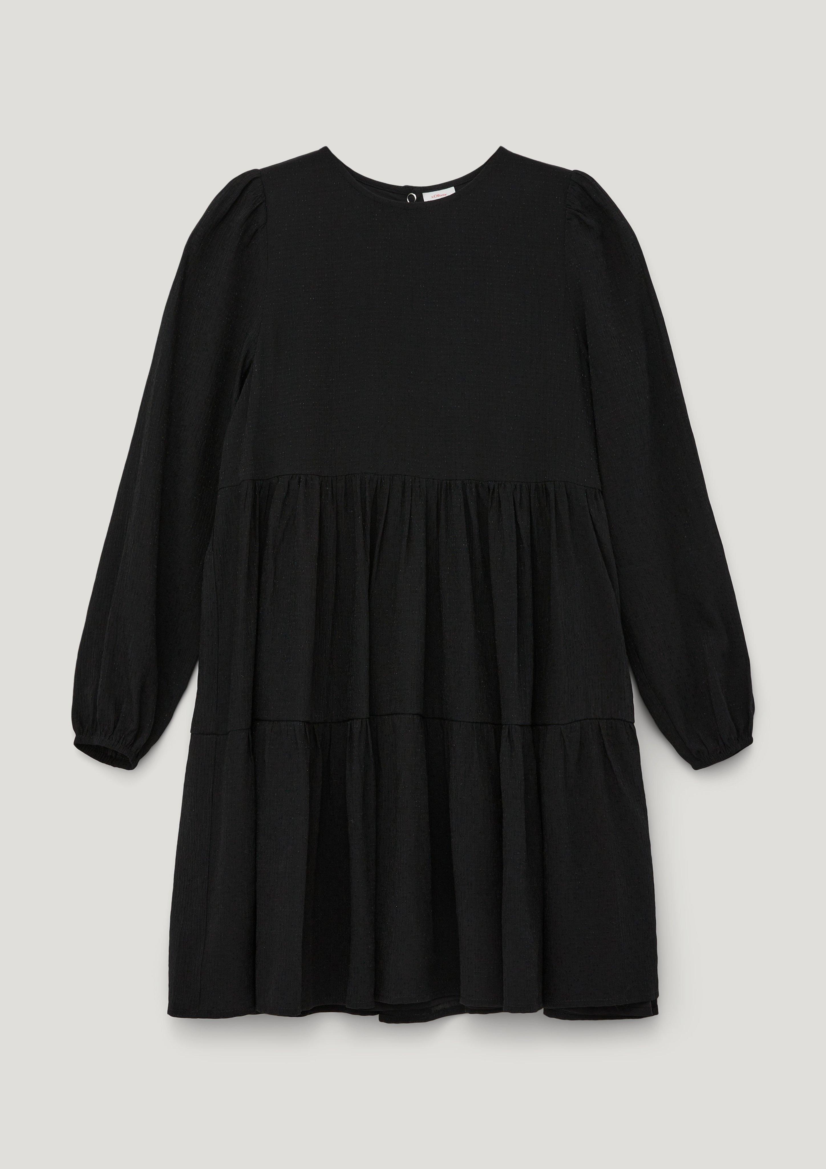 Volantkleid aus Viskosestretch  2133982-9999