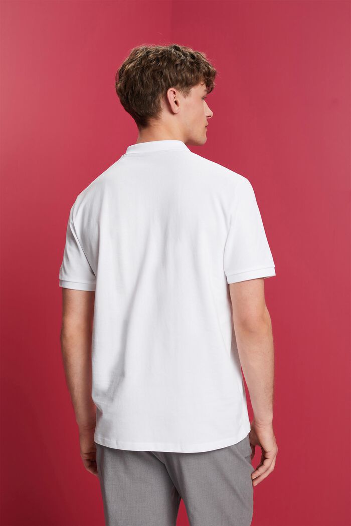 Slim-Fit-Poloshirt aus Baumwoll-Piqué