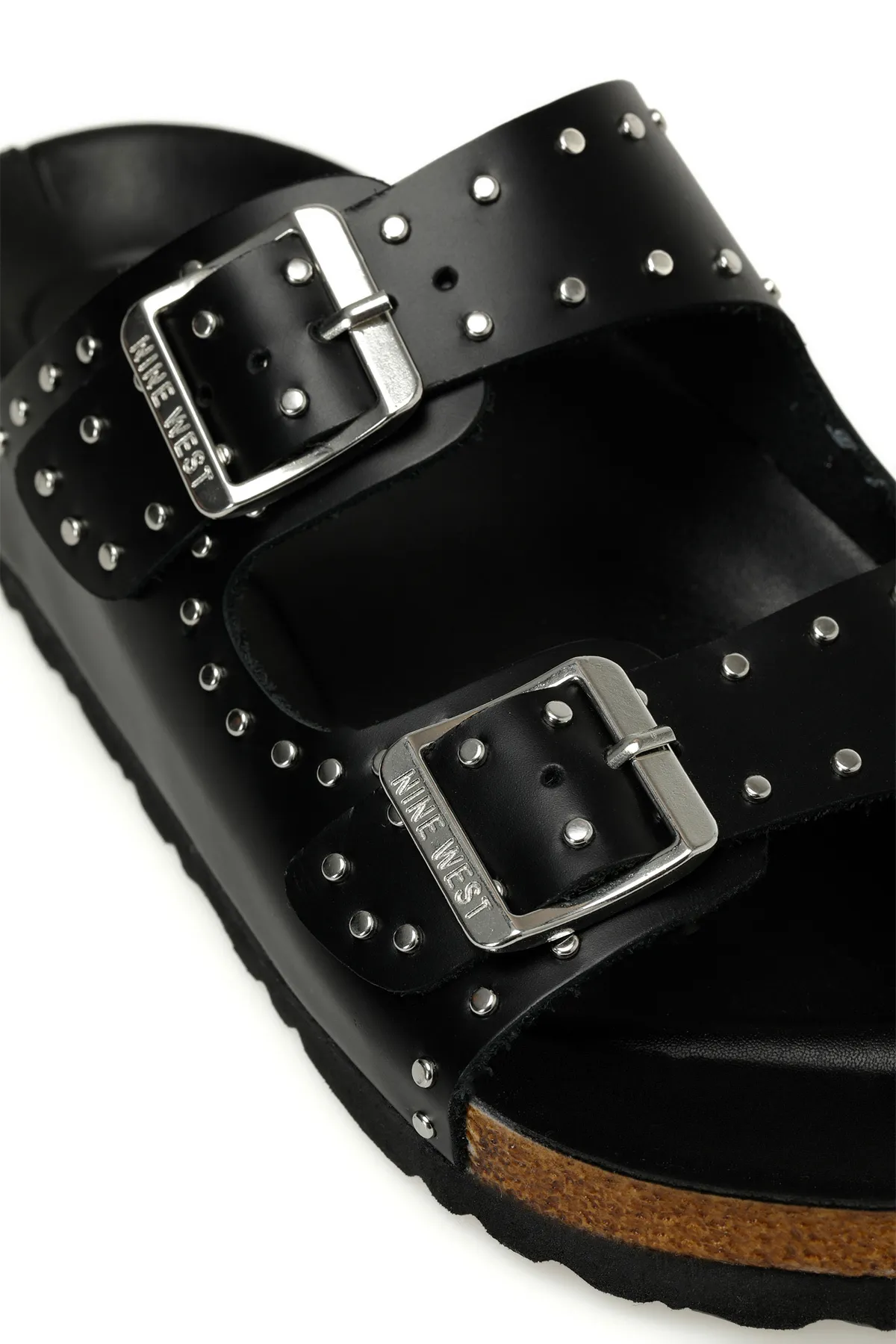 Nine West  Pantolette - Schwarz - Flacher Absatz
