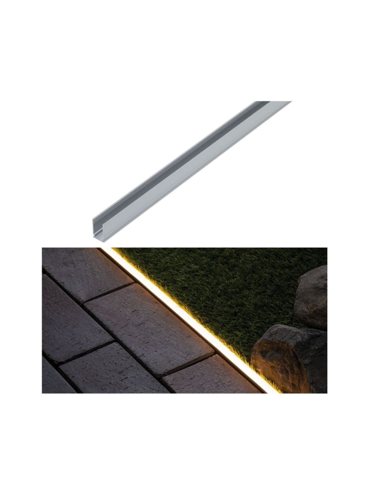 paulmann Plug & Shine LED Strip Profil Warmweiß  Aluminiumprofil günstig kaufen onesize