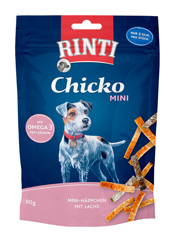 RINTI Snacks RINTI Chicko Mini Häppchen mit Lachs 12x80g