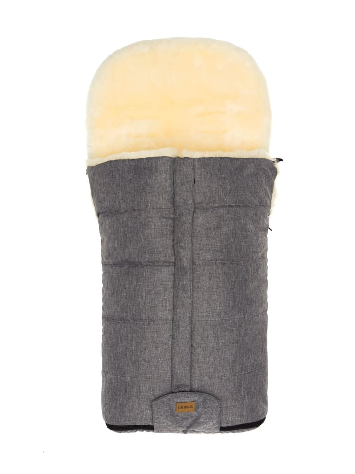 fillikid Winterfußsack Jarvis Exklusiv in Hellgrau Melange günstig kaufen onesize