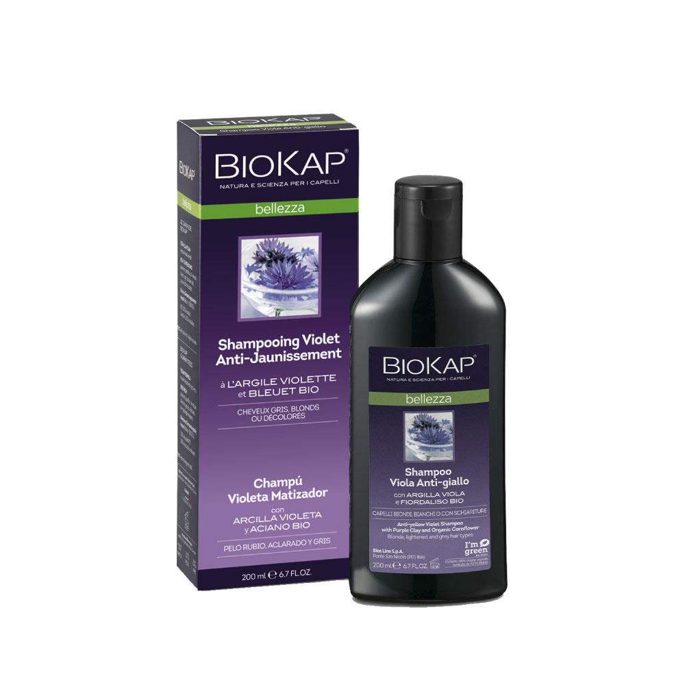 biokap SHAMPOOING VIOLET ANTI-JAUNISSEMENT shampoing