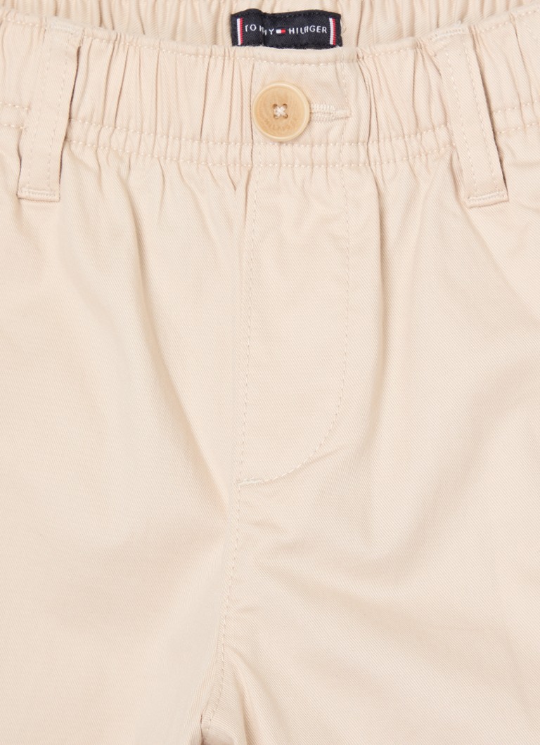 Pantaloni chino slim fit de la Tommy Hilfiger cu buzunare laterale