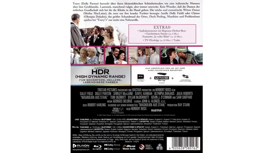 Magnolien aus Stahl  (4K Ultra HD) (+ Blu-ray)