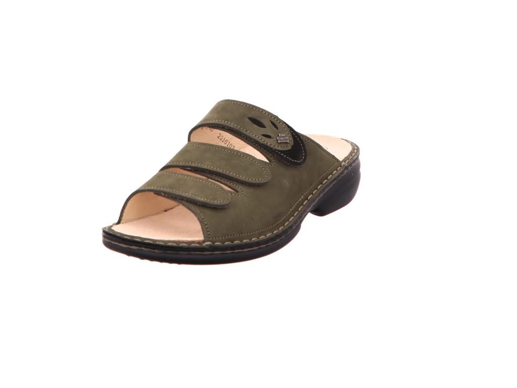 FINN COMFORT Pantoletten khaki kos olive schwarz