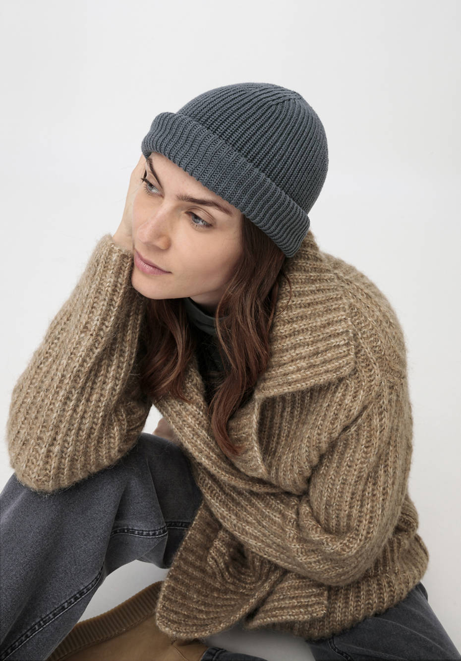 Unisex Strickmütze aus reiner Bio-Baumwolle