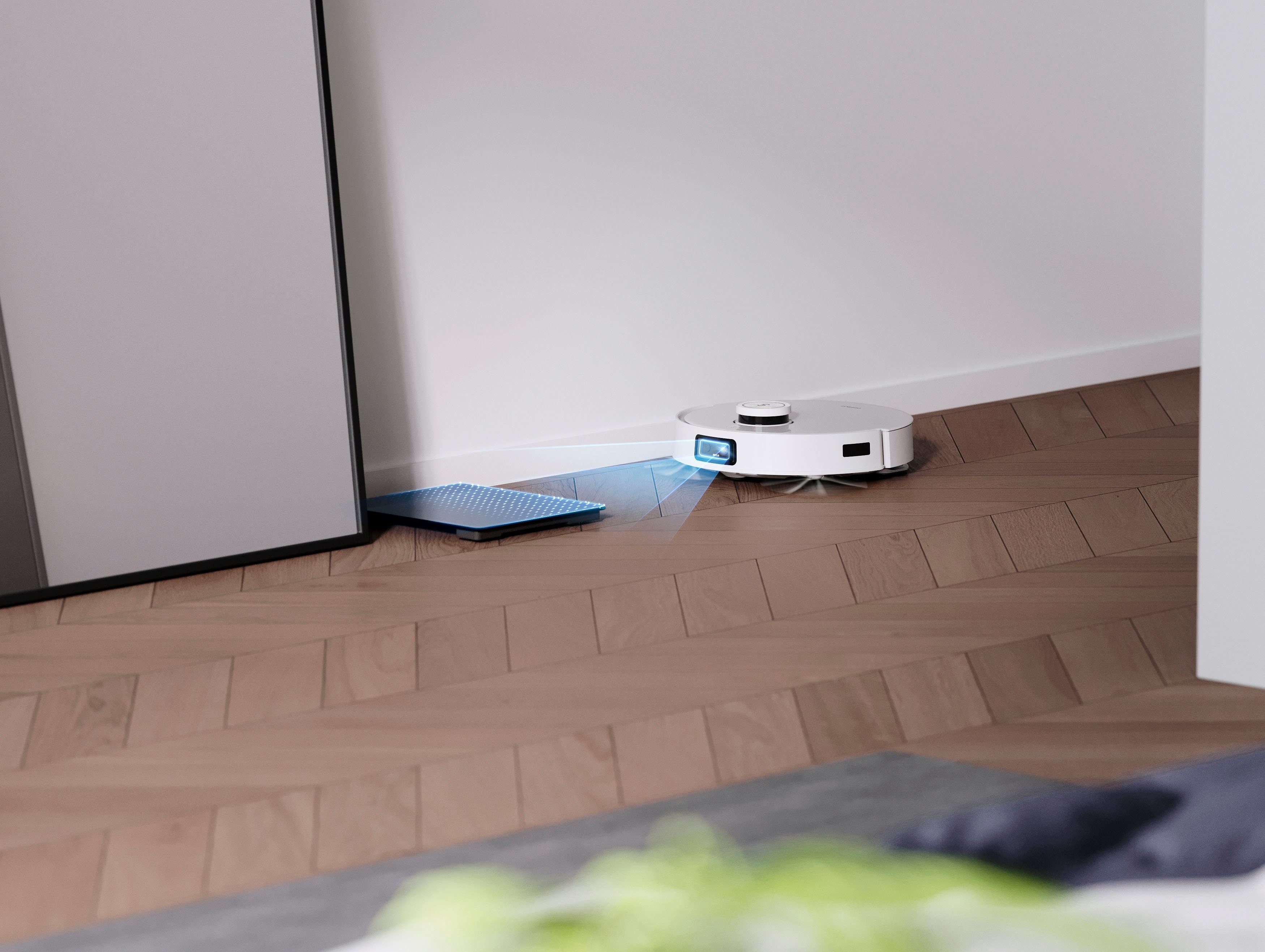 ECOVACS Nass-Trocken-Saugroboter DEEBOT T10, 45 W, 3000PA, DToF-Laser, KI Hinderniserkennung, für alle Fussbodenarten