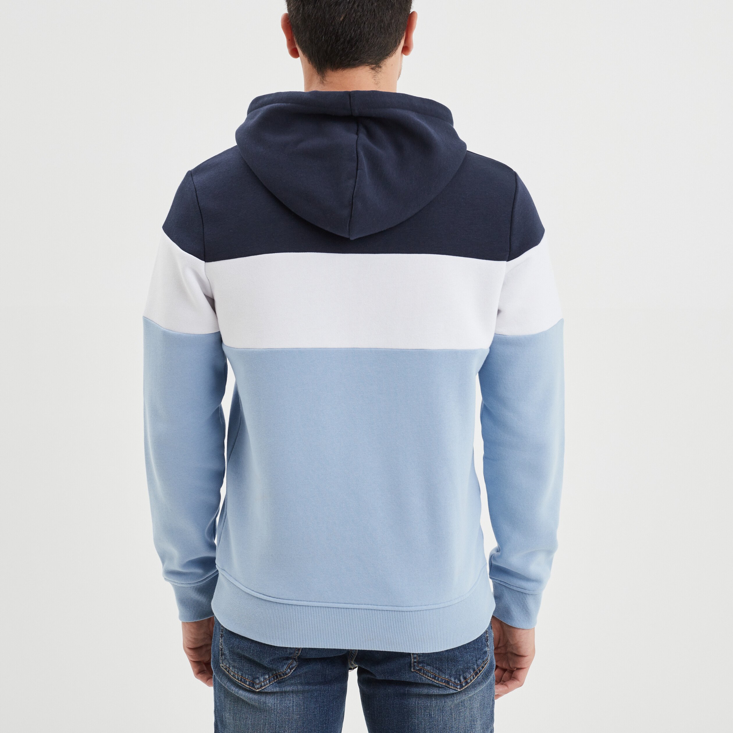 Sweat à capuche hoodie Creeks bleu ciel homme | La Halle