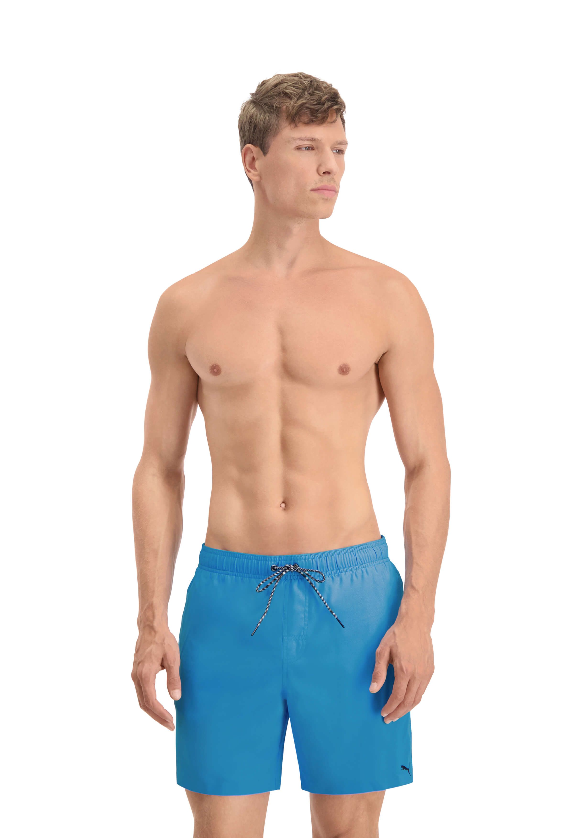 PUMA mittellange Energy Blue Badehose