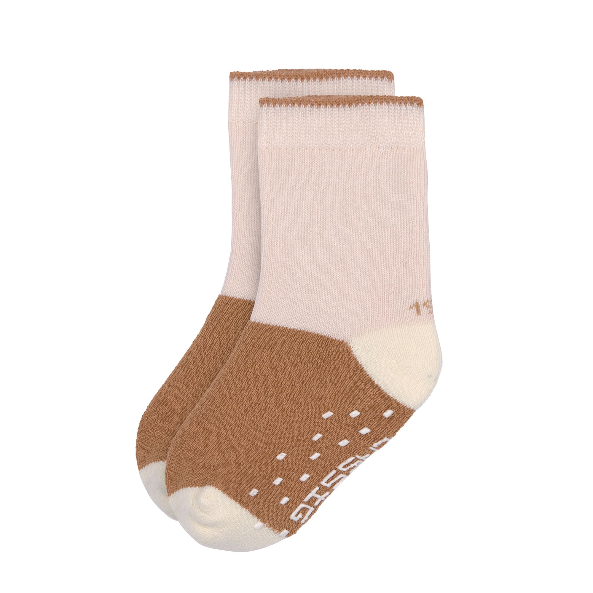 Kinder Antirutsch-Socken (2er-Set), Rosa Karamell