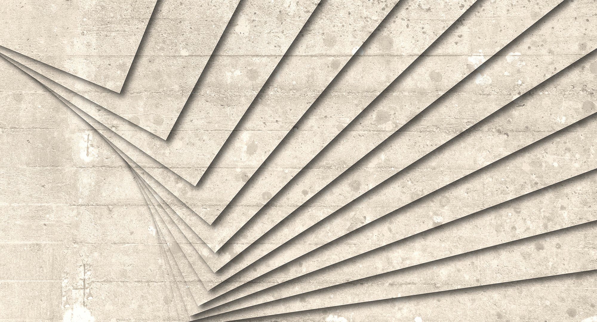 Architects Paper Fototapete Atelier 47 Concrete Art 2, glatt, Steinoptik, (5 St), Vlies, Wand, Schräge, Decke