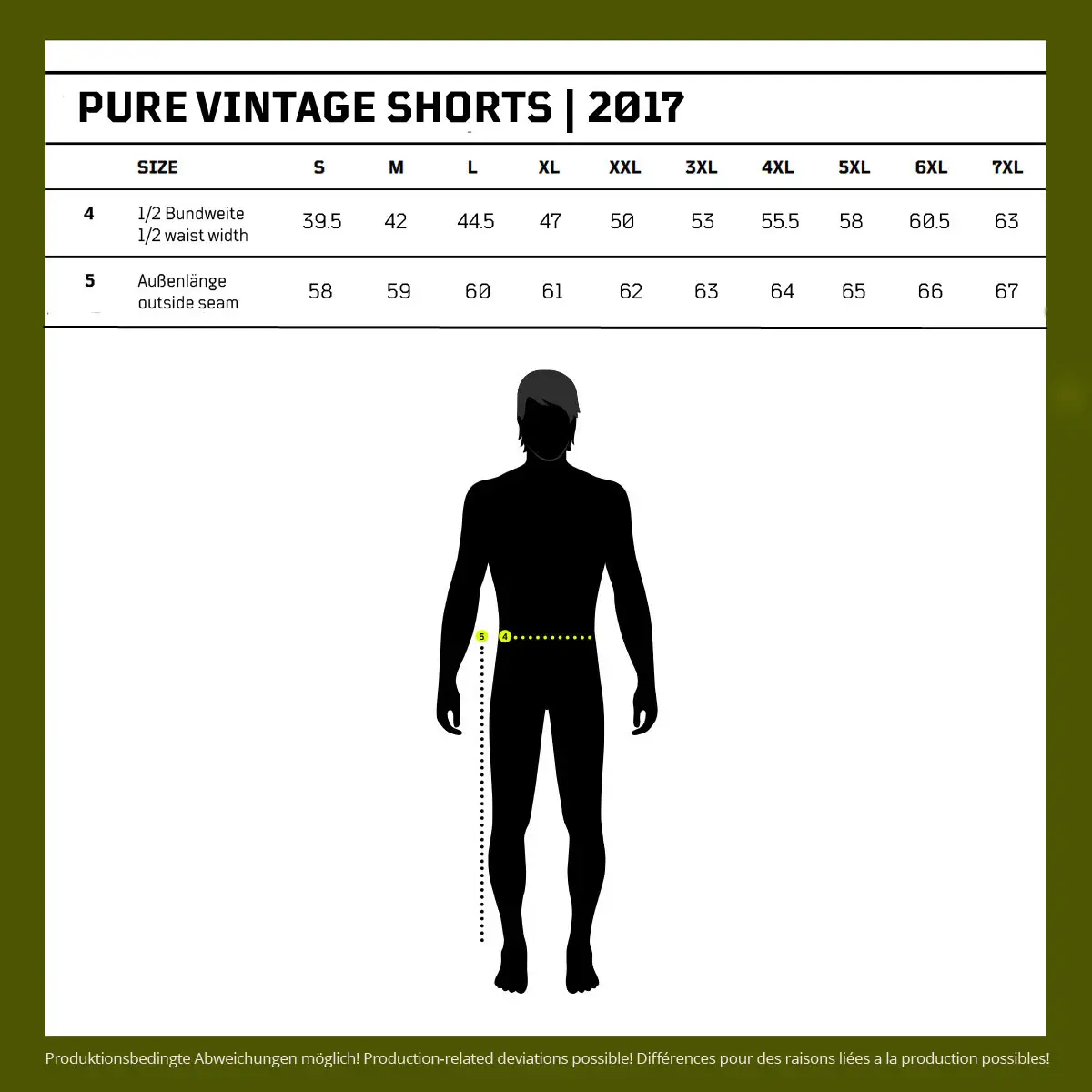 Pure Vintage Shorts schwarz