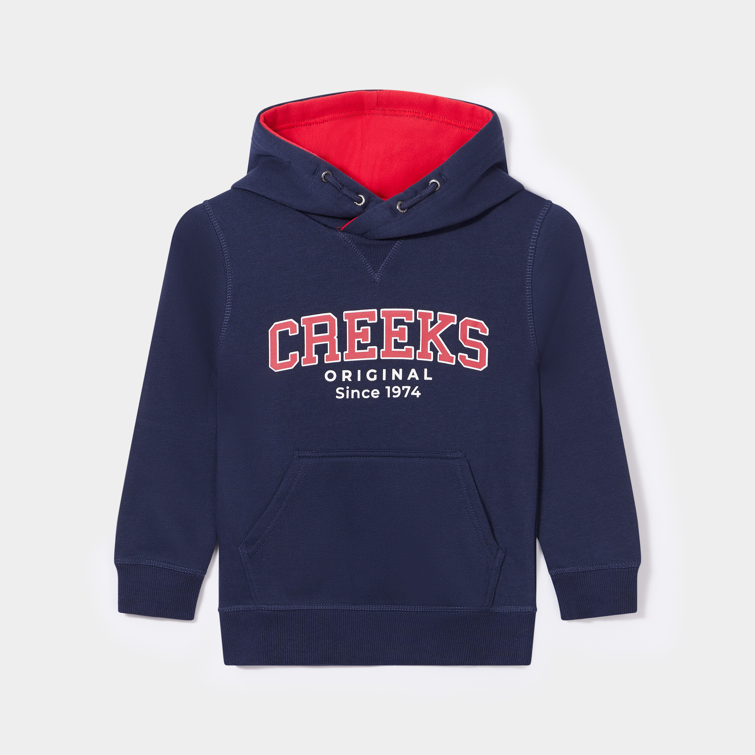 Sweat à capuche hoodie Creeks bleu marine garçon | La Halle