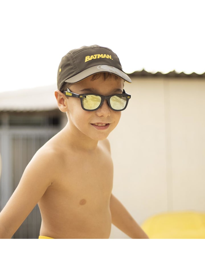 Batman Sonnenbrille mit Spiegeleffekt Batman in Schwarz günstig kaufen onesize