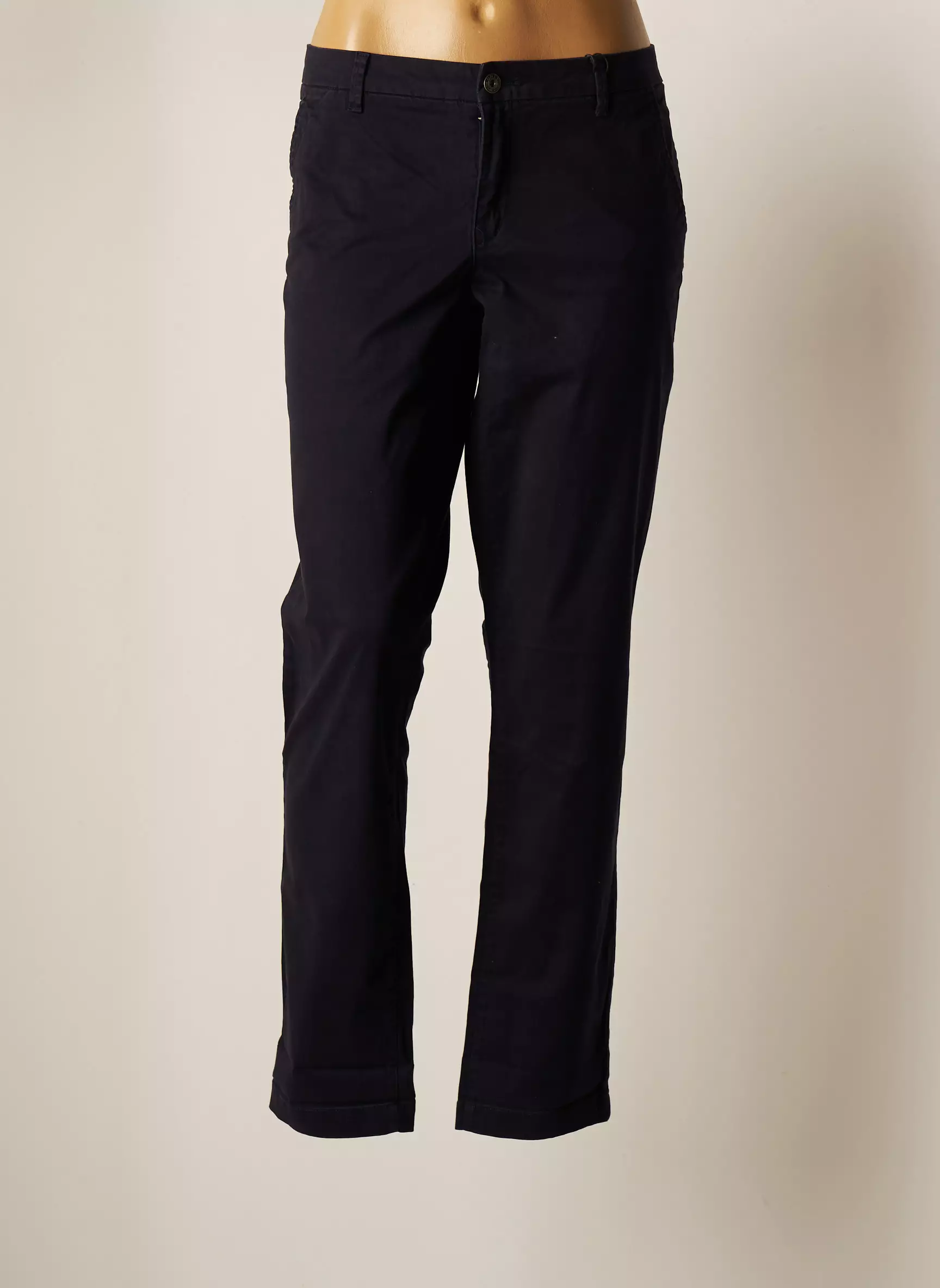 Only Pantalons Chino Femme couleur bleu