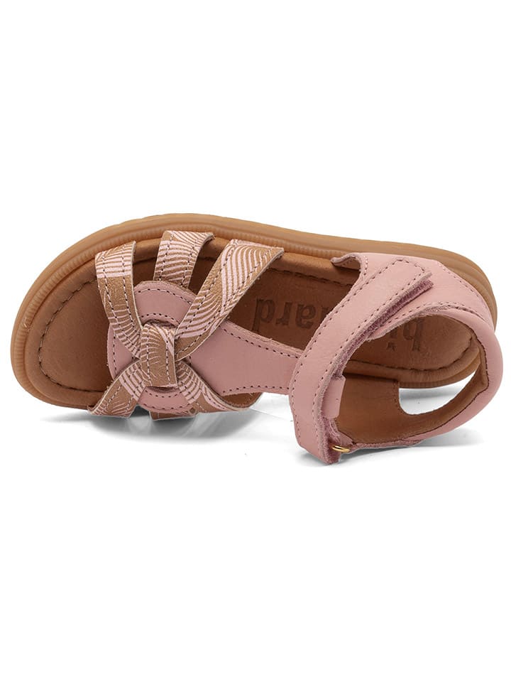 bisgaard Leder-Sandalen in Rosa günstig kaufen