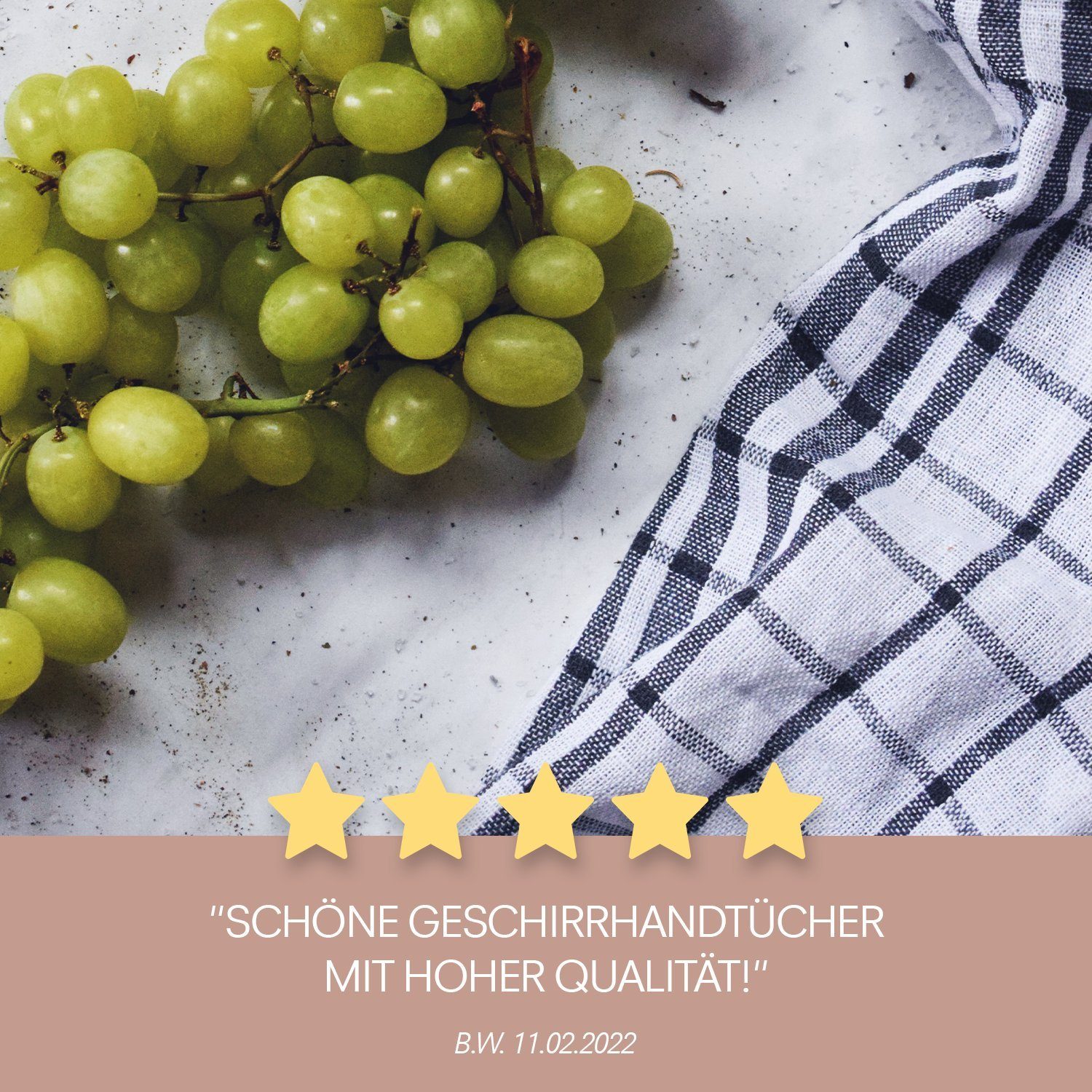 Zestri Geschirrtuch Geschirrhandtücher 4er Set kariert 50x70 saugstarkes Küchenhandtuch, (50-tlg., 4 Stück), 100% Baumwolle Geschirrtücher - modernes Design - saugstark