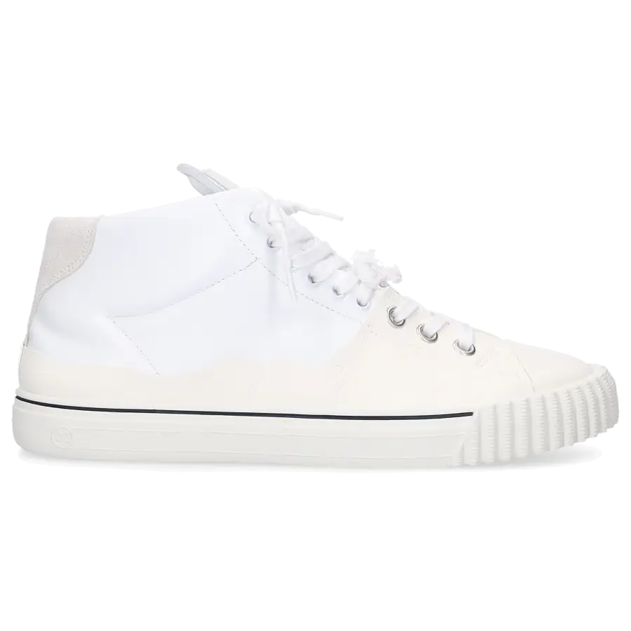 Maison Margiela - Sneaker high S97WS Kalbsleder - weiß