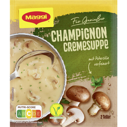 Maggi Für Genießer Champignon Creme Suppe ergibt 500ML