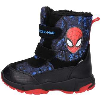 Spiderman Klett Boots in schwarz