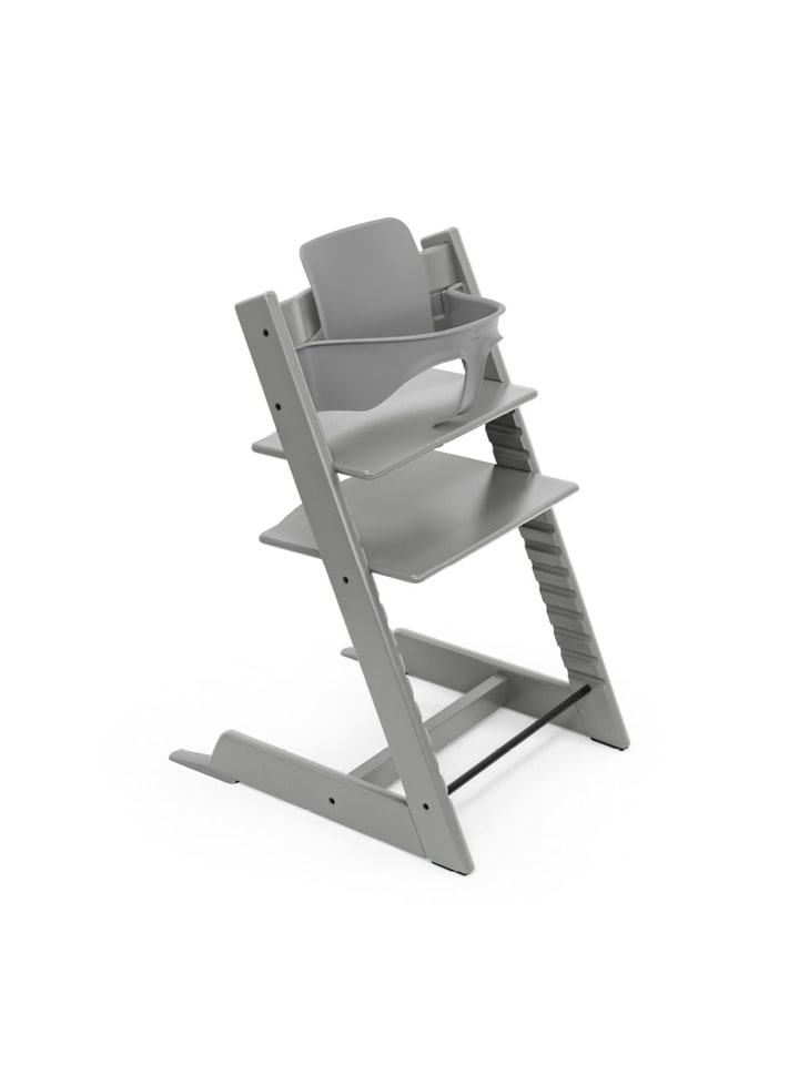 Stokke Stokke® Tripp Trapp Hochstuhl Storm Grey inkl. Babyset in Grau ab 0 Monate günstig kaufen onesize