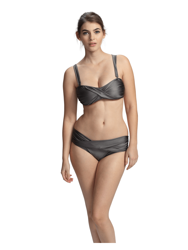petit amour Umstandsbademode CYBILL Umstandsbikini in Titangrau günstig kaufen XS Cup B-C