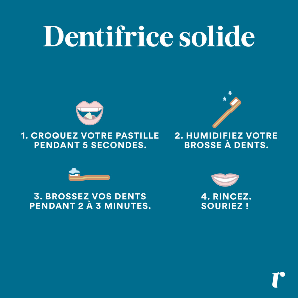 Respire Dentifrice solide 60 pastilles DENTIFRICE SOLIDE