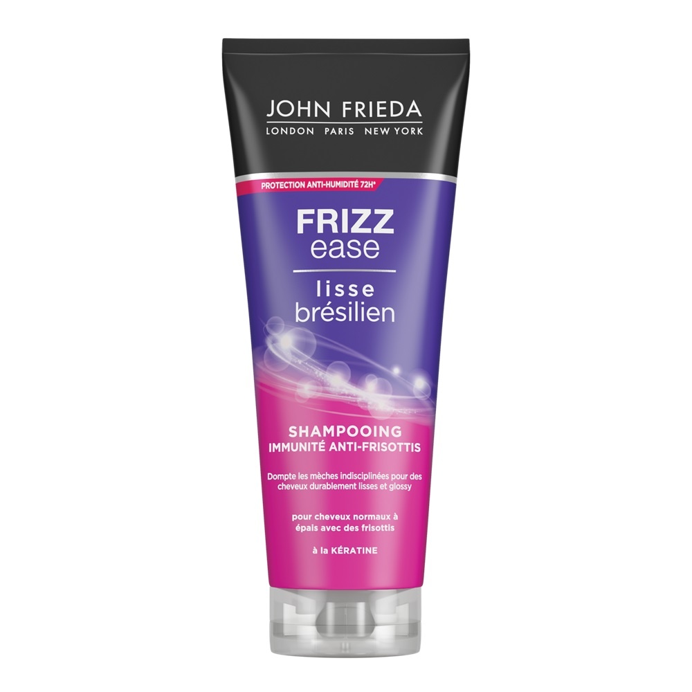 john frieda Frizz Ease Lisse Brésilien Shampooing Immunité Anti-Frisottis Shampooing cheveux indisciplinés