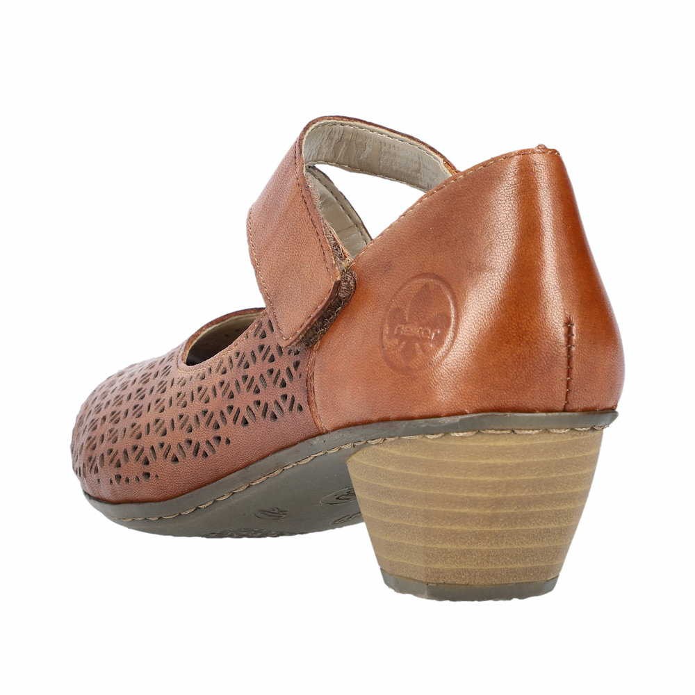 RIEKER Modische Pumps silber