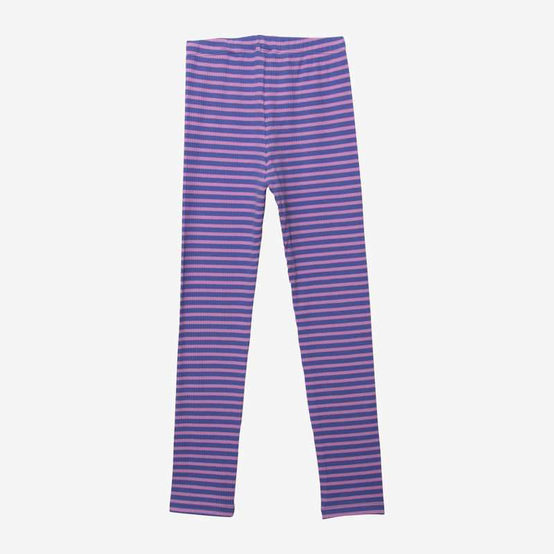 Leggings fille violet rayé Catimini