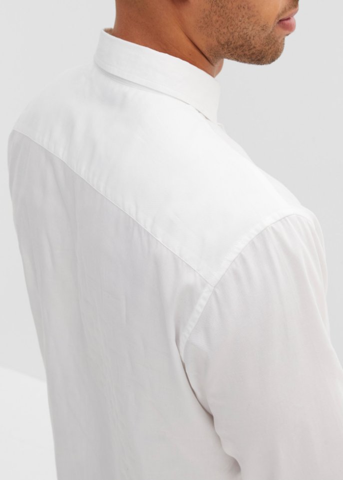 Essential Oxford-Langarmhemd