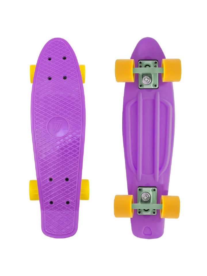 COFI 1453 7-Brand Pennyboard PURPLE MANGO ABEC-7 Lager, Polypropylen in Blau günstig kaufen 55 cm