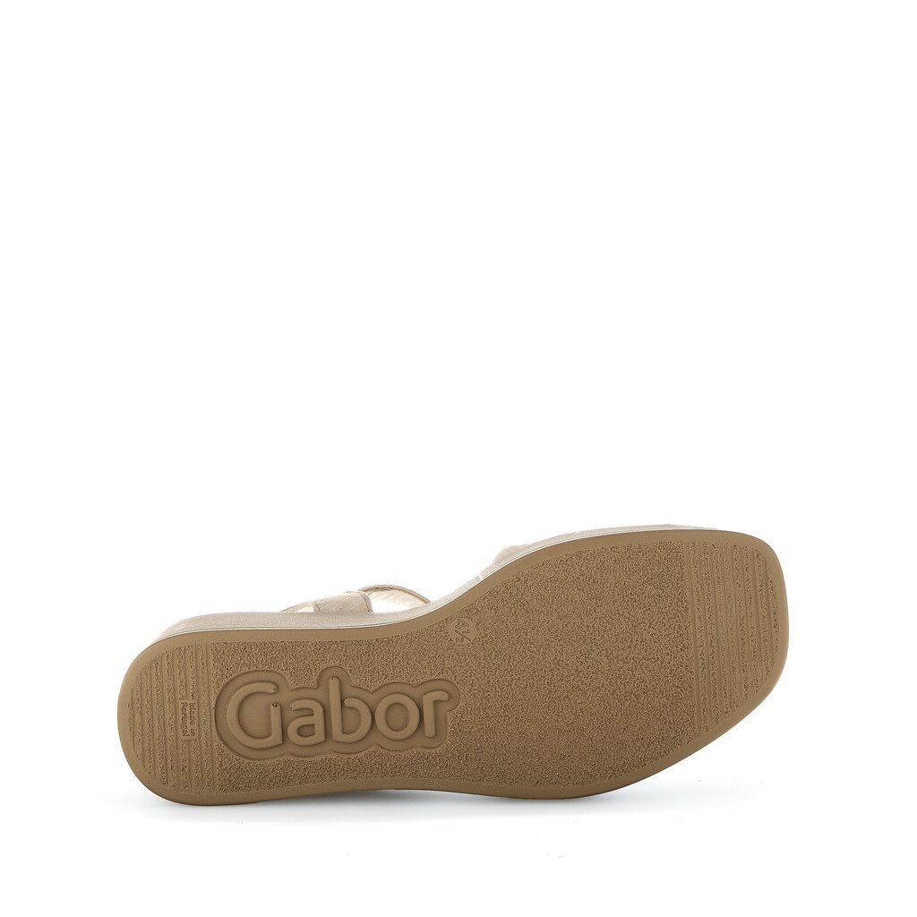 Gabor fashion Plateau Sandale beige