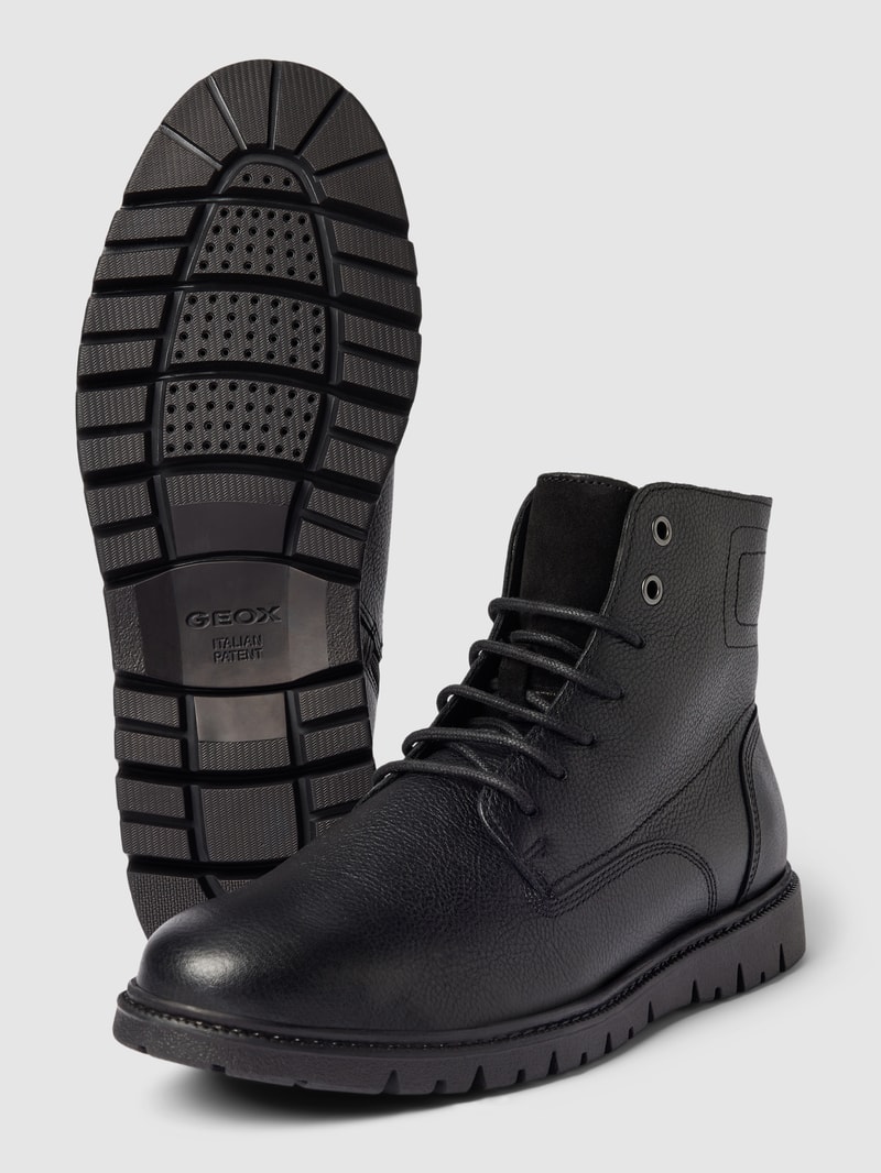 Schnürboots mit Label-Detail Modell 'GHIACCIAIO' in schwarz