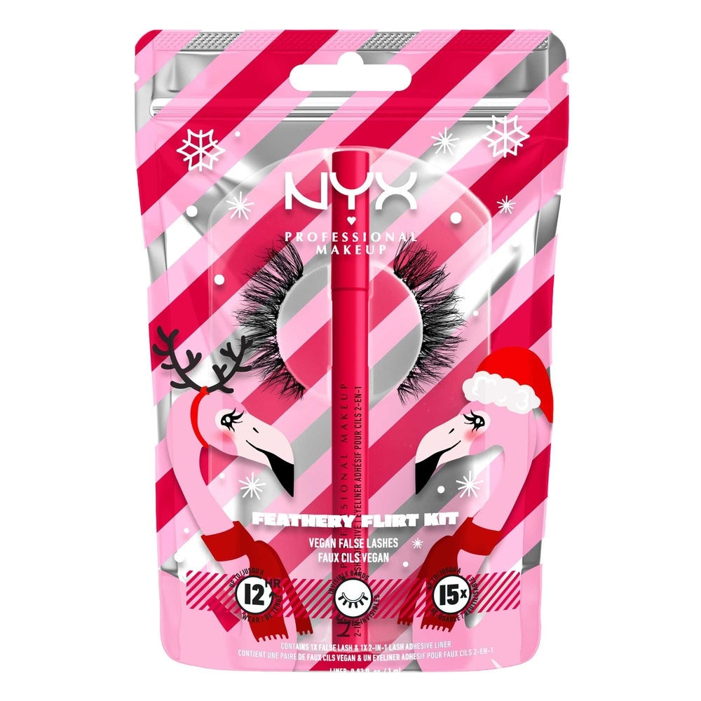 NYX Professional Makeup Kit faux cils avec liner adhésif Faux cils