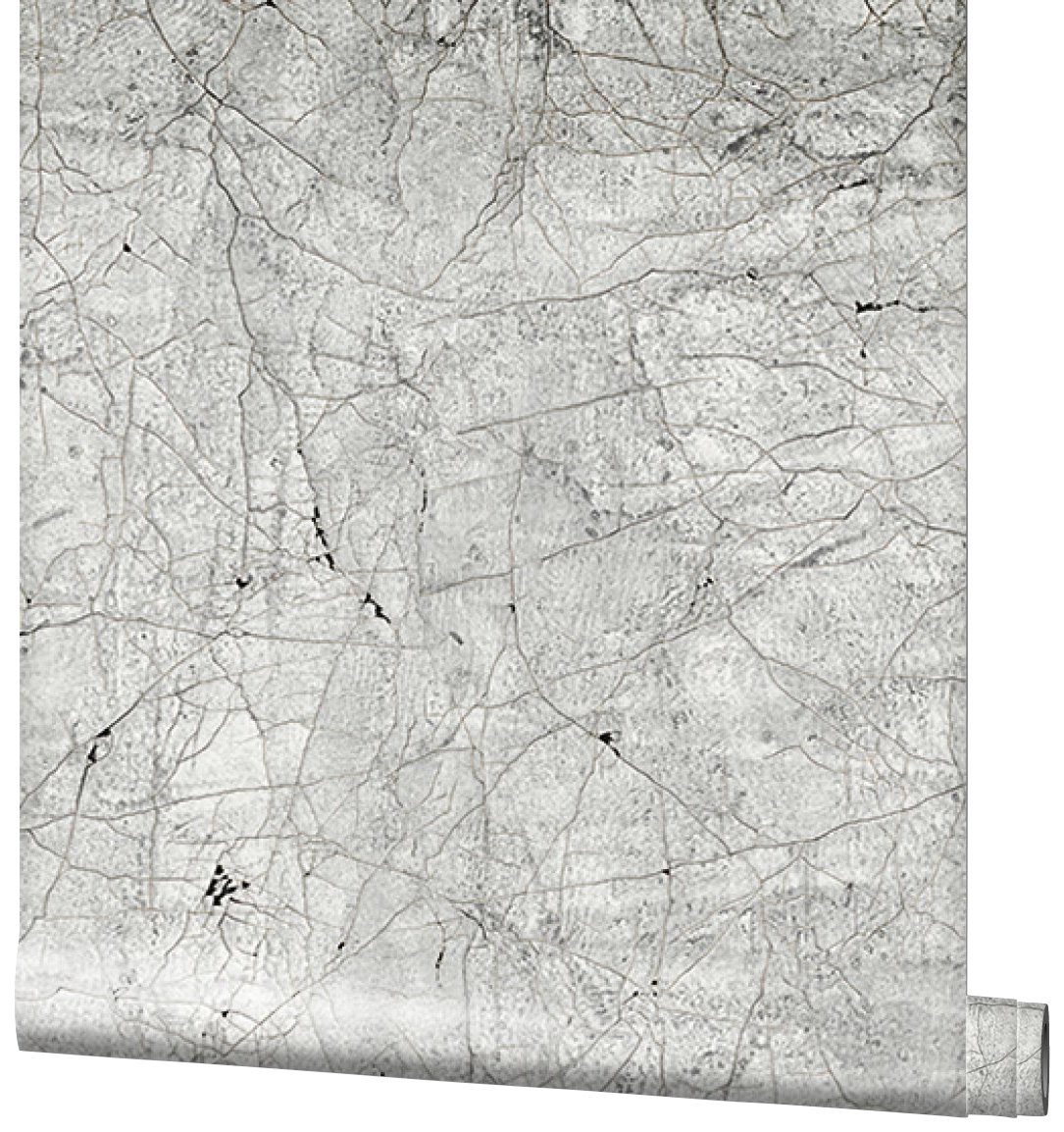 SCHÖNER WOHNEN-Kollektion Fototapete, BxH: 2,12x2,7 Meter, Crushed Steinoptik in Premiumqualität