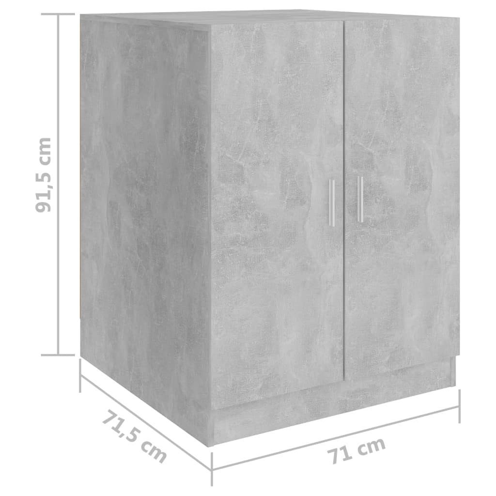 vidaXL Waschmaschinenumbauschrank Waschmaschinenschrank Weiß 71 x 71,5 x 181,5 cm Holzwerkstoff