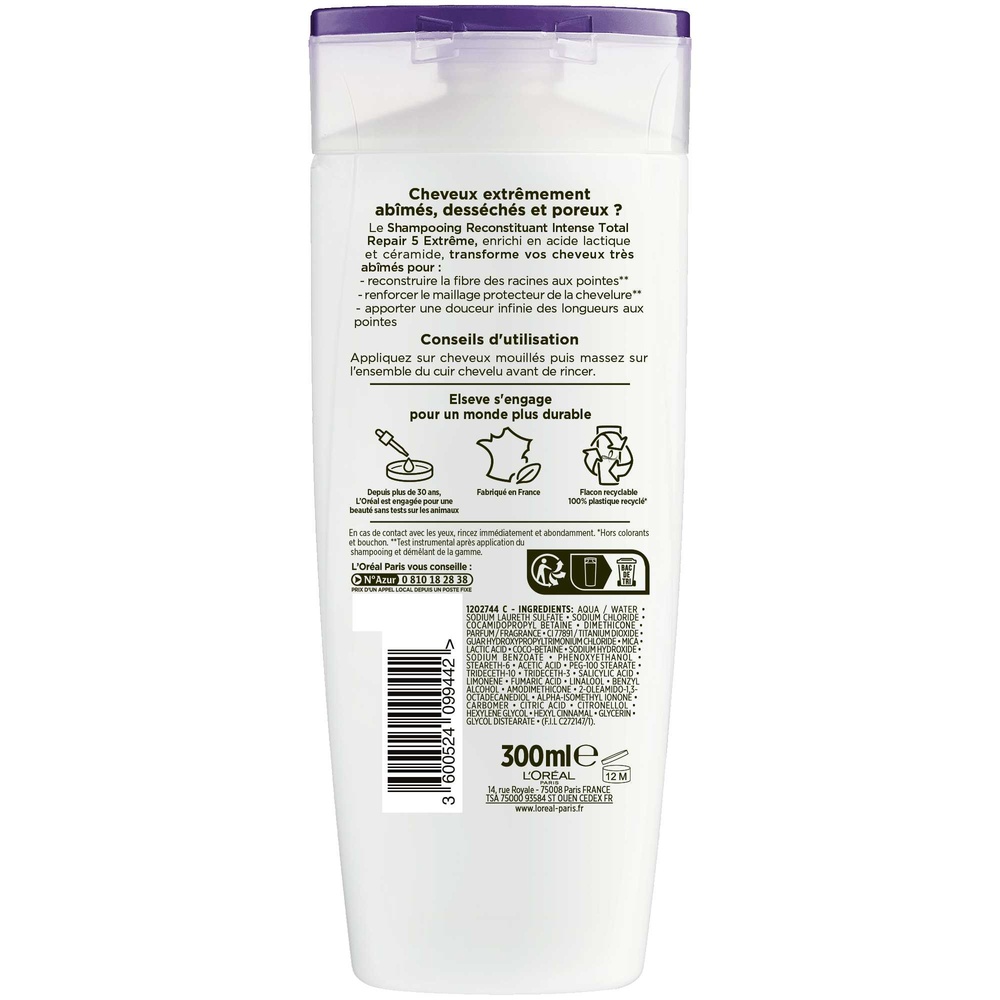 L'Oréal Paris Elseve Total Repair Extrême Elseve Total Repair Extrême Shampoing 300ml