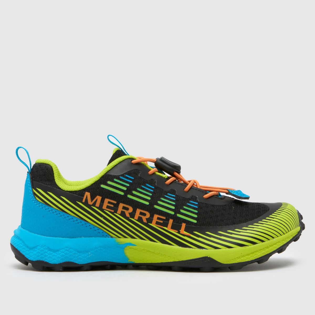 Merrell marinblå och gröna agility peak pojkar/ungdomsskor