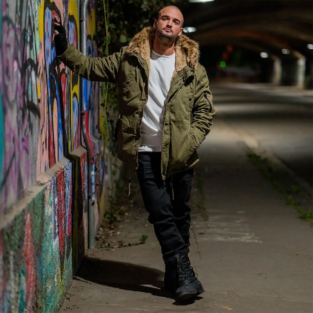 Fishtail Winterparka mit Futter
