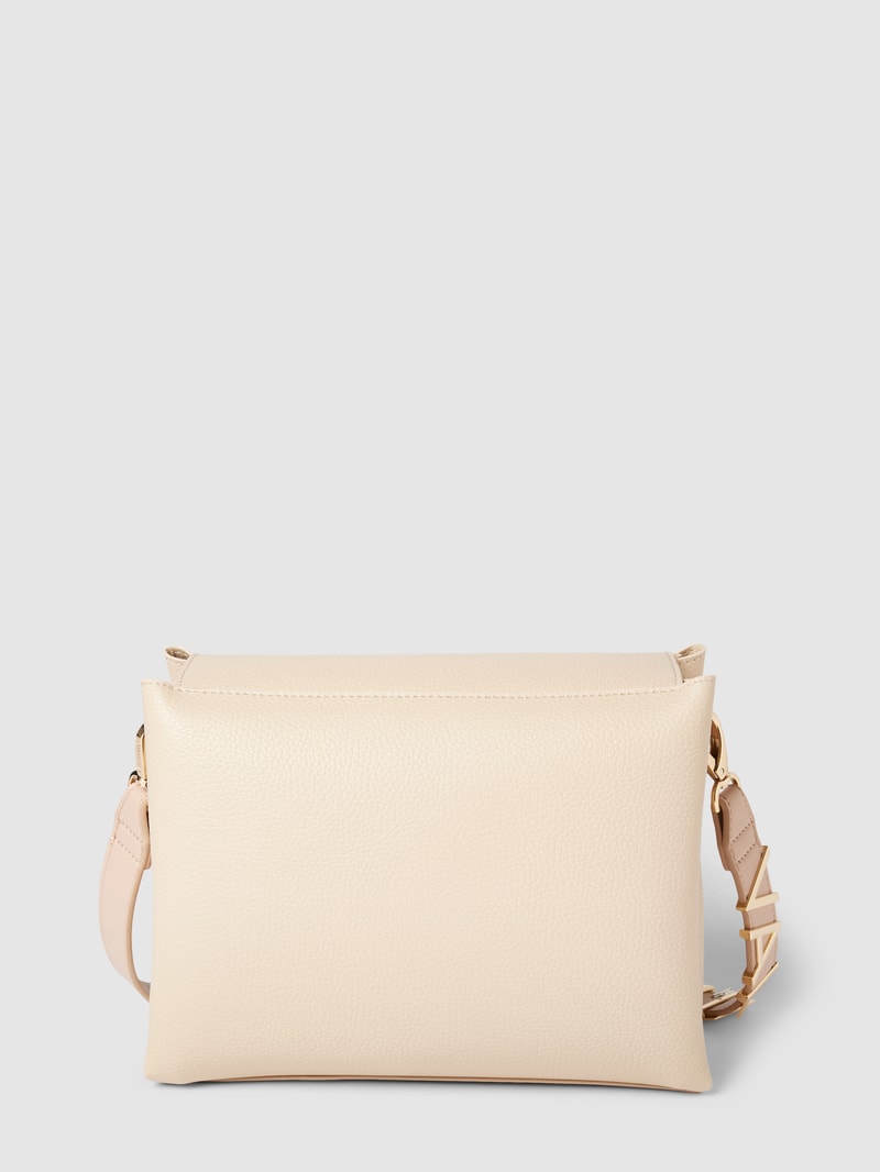 Handtasche mit Label-Applikation Modell 'ALEXIA' in ecru