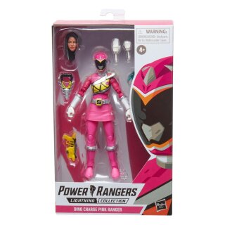 Power Rangers Dino Charge Lightning Collection Actionfigur 2022 Pink Ranger 15 cm