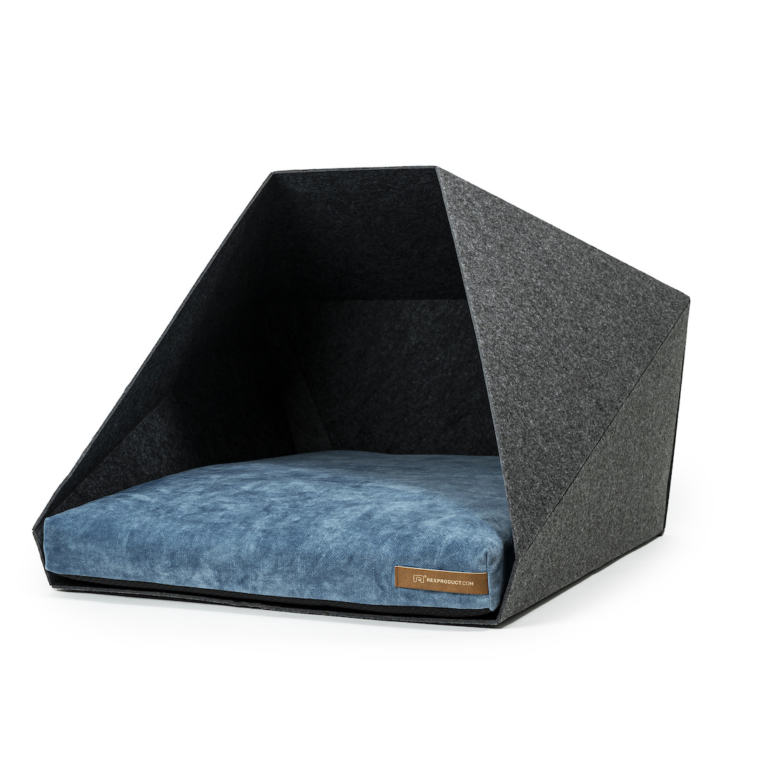 Rexproduct Hundehöhlen Rexproduct Home PetPocket dunkelgrau blau