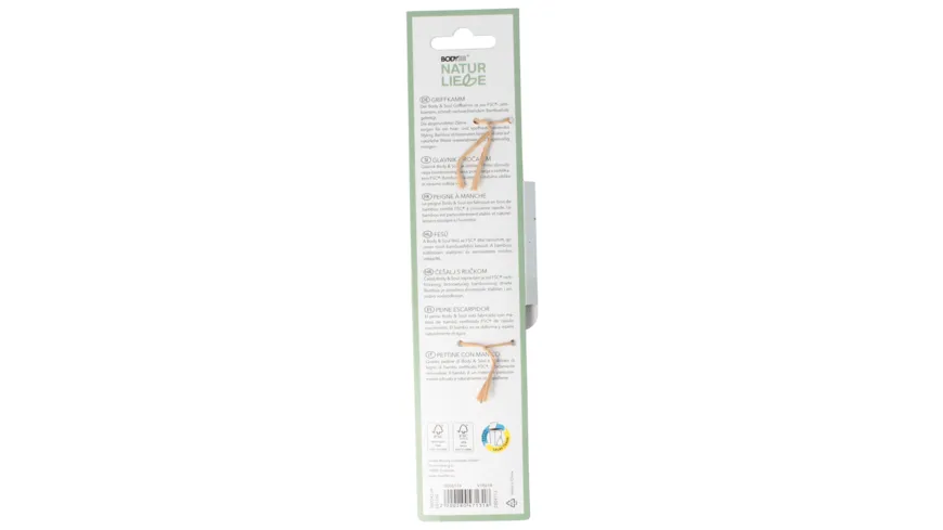 BODY&SOUL Griffkamm Fein Naturliebe Bambusholz