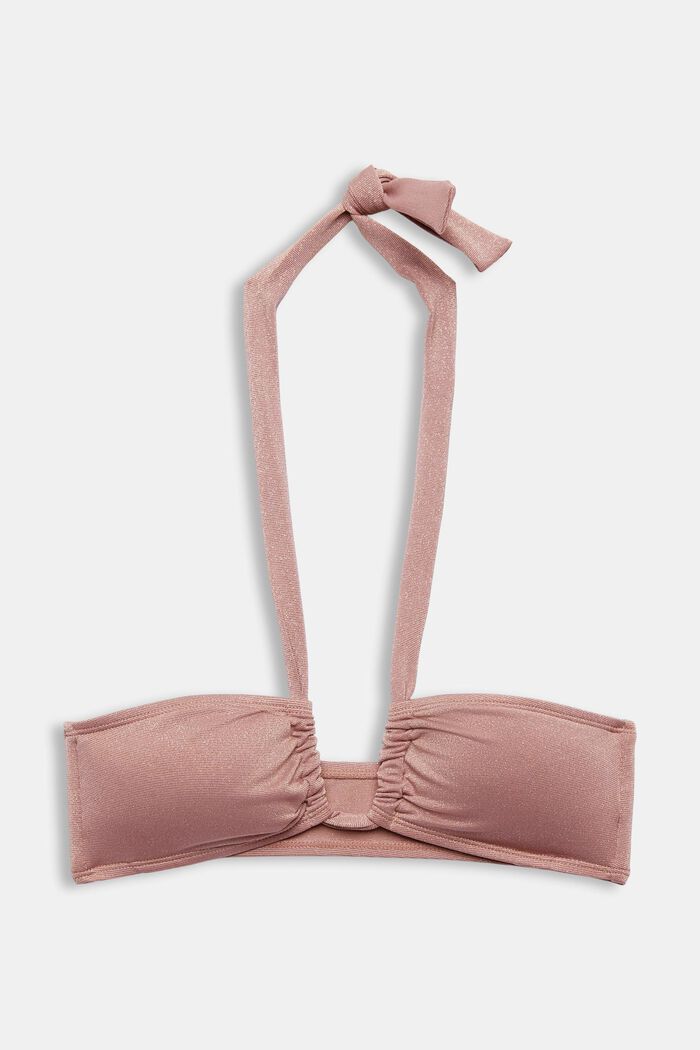 Recycelt: glitzerndes Bandeau-Bikinitop
