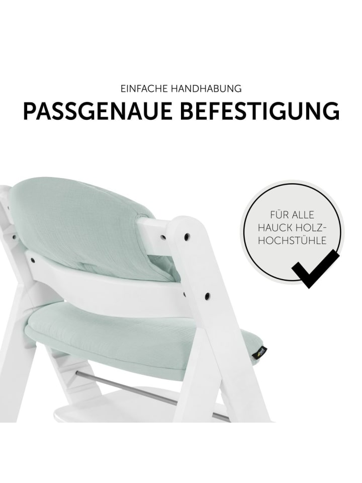 Hauck Sitzkissen / Hochstuhlauflage für Alpha Hochstuhl - in gruen günstig kaufen onesize