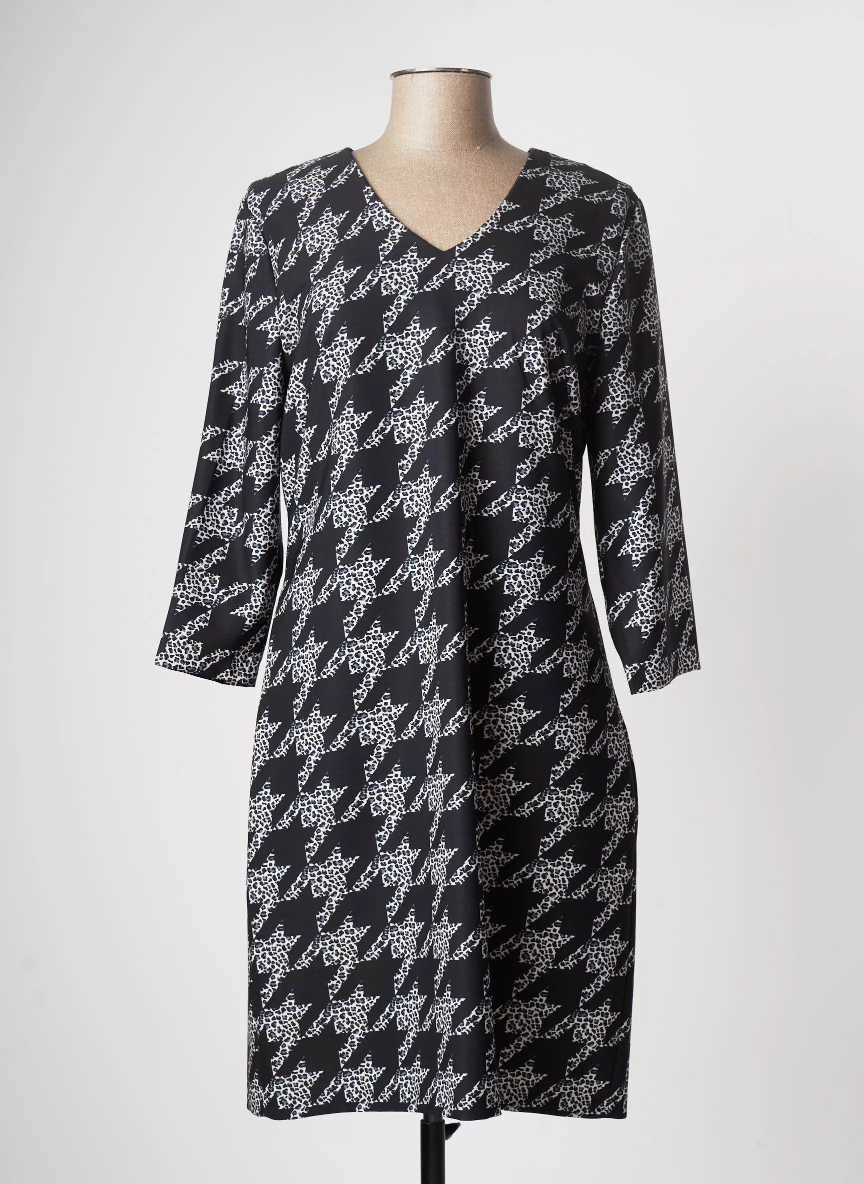 Couleurs Du Temps Robes Mi Longues Femme couleur noir