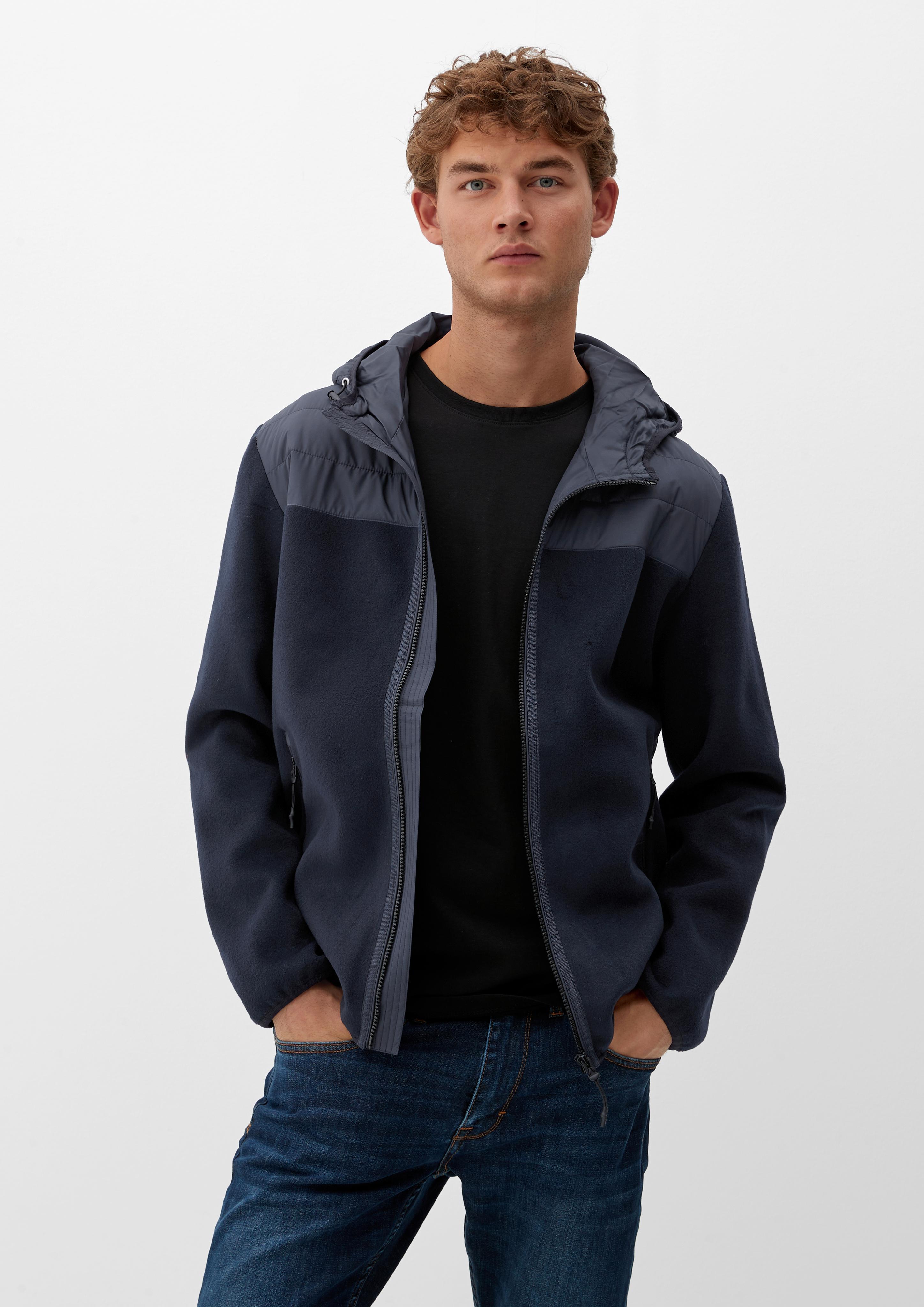 Jacke im Materialmix  2120560-5959