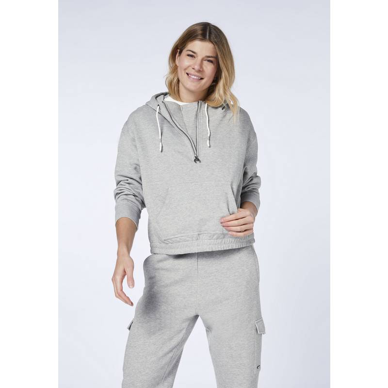 Chiemsee Loose-Fit Logo-Hoodie Sweatshirt Damen